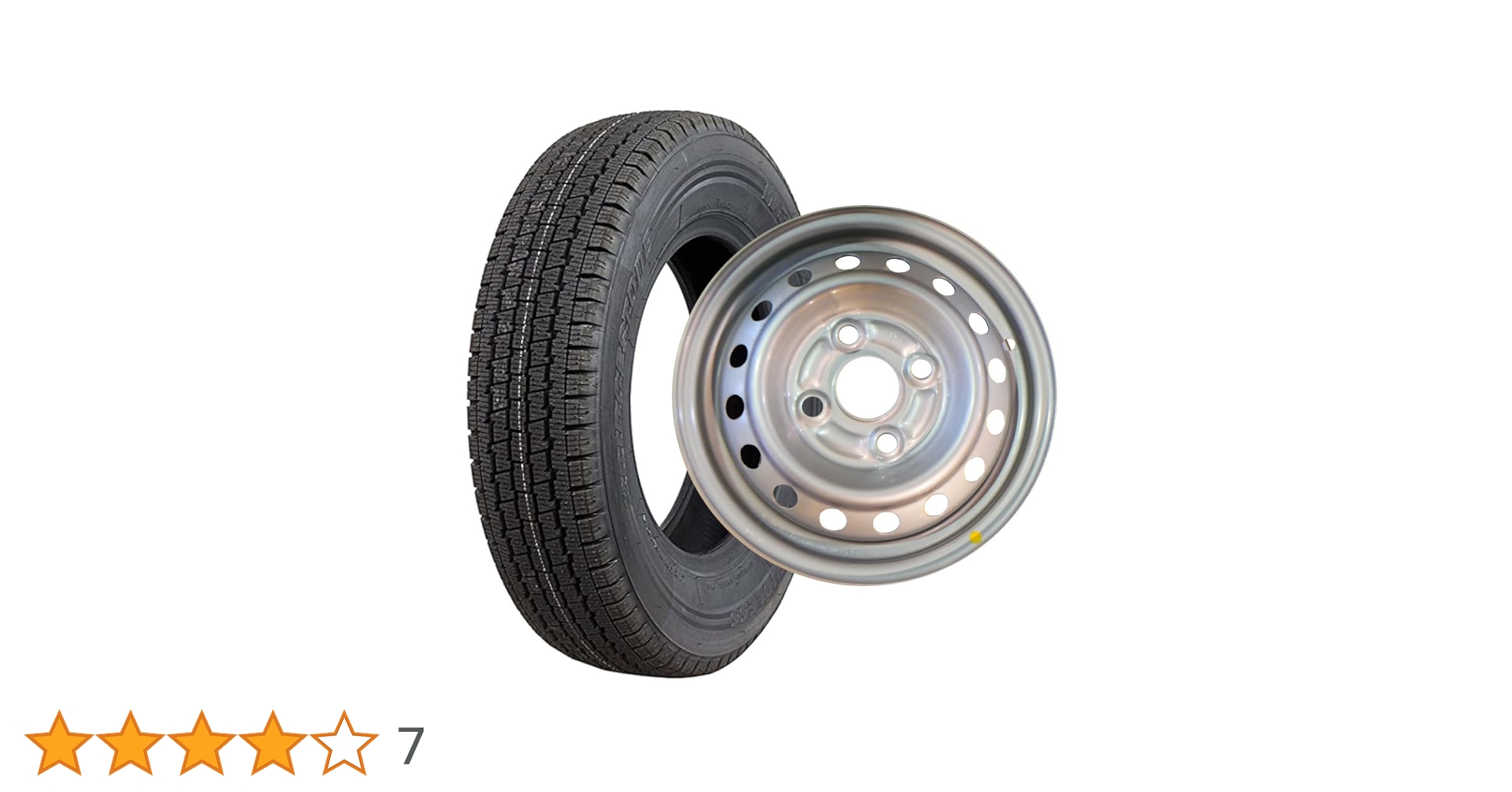 Amazon | 12インチ 4本セット スタッドレスタイヤ＆スズキ純正スチール